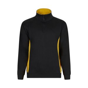 VL SVAROG. Двуцветен хавлиен суитшърт (260 г/м²) от полиестер (65%) и памук (35%)
