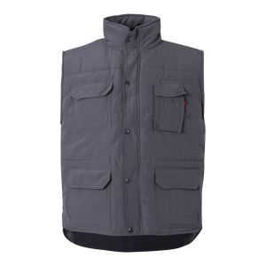 VL MEFITIS. Подплатена жилетка с много джобове (220 g/m²), от полиестер (100%)
