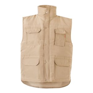 VL MEFITIS. Подплатена жилетка с много джобове (220 g/m²), от полиестер (100%)