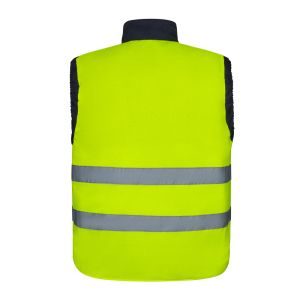 VL DIANA. Подплатена жилетка (220 г/кв.м), двустранна и с много джобове, от полиестер (100%), със закопчаване с цип и двустранна дръжка