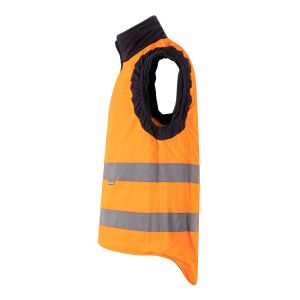 VL DIANA. Подплатена жилетка (220 г/кв.м), двустранна и с много джобове, от полиестер (100%), със закопчаване с цип и двустранна дръжка