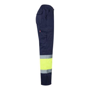 VL ATHENA. Двуцветни панталони от плат (210 g/m²), с подплата, с много джобове, от памук (20%) и полиестер (80%)