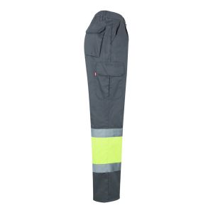 VL ATHENA. Двуцветни панталони от плат (210 g/m²), с подплата, с много джобове, от памук (20%) и полиестер (80%)