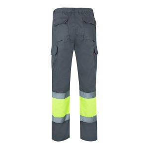 VL POSEIDON. Двуцветни панталони от плат с много джобове (210 г/м²), от памук (20%) и полиестер (80%)