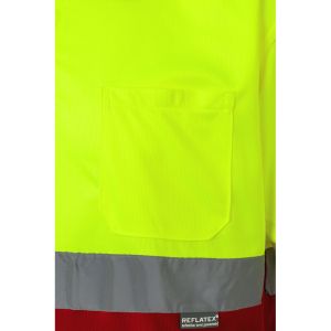 VL CUPID LARGE. Двуцветна поло риза тип „орлово око“ (160 g/m²) с къси ръкави, от полиестер (100%)