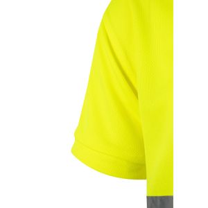 VL CUPID LARGE. Двуцветна поло риза тип „орлово око“ (160 g/m²) с къси ръкави, от полиестер (100%)