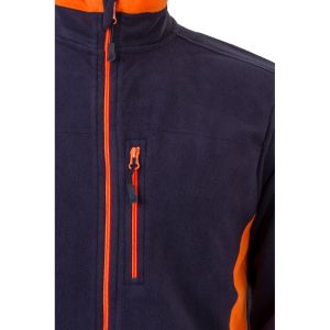 VL GERAS. Двуцветно яке от полар (220 г/м²) от полиестер (100%)