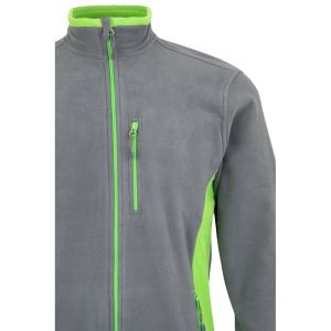 VL GERAS. Двуцветно яке от полар (220 г/м²) от полиестер (100%)