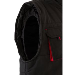 VL NERGAL. Подплатена жилетка, двуцветна, с много джобове (120 g/m²), от полиестер (100%)