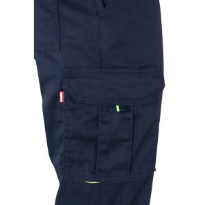 VL ZEUS. Двуцветни еластични панталони с много джобове (240 г/м²), от памук (46%), ЕМЕ (38%) и полиестер (16%)