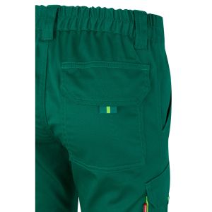 VL ZEUS. Двуцветни еластични панталони с много джобове (240 г/м²), от памук (46%), ЕМЕ (38%) и полиестер (16%)