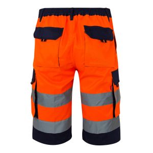 VL HADES. Двуцветни къси панталони тип „Бермуда“ с много джобове (210 г/м²), от памук (20%) и полиестер (80%)