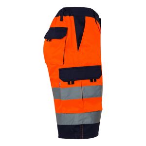 VL HADES. Двуцветни къси панталони тип „Бермуда“ с много джобове (210 г/м²), от памук (20%) и полиестер (80%)