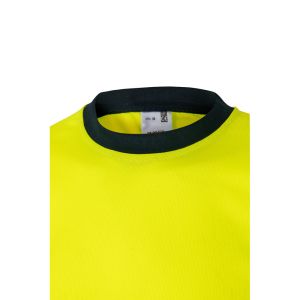 VL BRAHMA LARGE. Двуцветна работна тениска тип „орлово око“ (140 г/м²), от полиестер (100%)