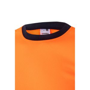 VL BRAHMA LARGE. Двуцветна работна тениска тип „орлово око“ (140 г/м²), от полиестер (100%)
