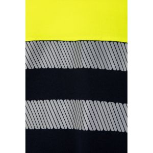 VL BASTET. Двуцветна тениска с пике (150 г/м²), от памук (55%) и полиестер (45%)