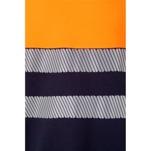 VL BASTET. Двуцветна тениска с пике (150 г/м²), от памук (55%) и полиестер (45%)