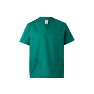 VL ILLAPA. Униформа от туид (190 g/m²) с къс ръкав, от полиестер (65%) и памук (35%)