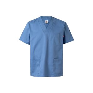 VL ILLAPA. Униформа от туид (190 g/m²) с къс ръкав, от полиестер (65%) и памук (35%)