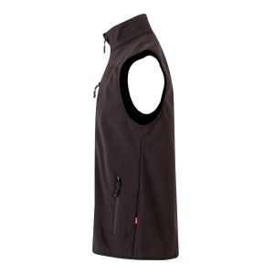 VL VARUNA. Софтшел жилетка (280 g/m²), с полярна подплата, от полиестер (94%) и еластан (6%)