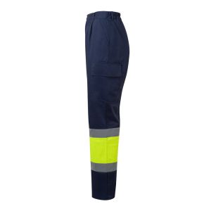 VL ARTEMIS. Двуцветни панталони от плат (190 г/м²), памук (20%) и полиестер (80%)