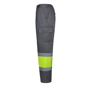 VL ARTEMIS. Двуцветни панталони от плат (190 г/м²), памук (20%) и полиестер (80%)