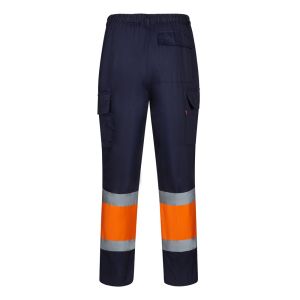 VL ARTEMIS. Двуцветни панталони от плат (190 г/м²), памук (20%) и полиестер (80%)
