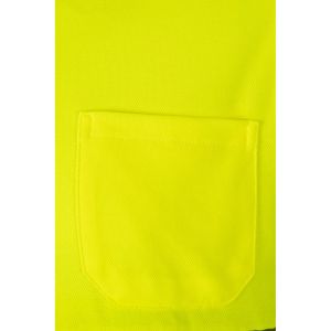VL PLUTO LARGE. Двуцветна поло риза с пике (150 г/м²) с дълъг ръкав, от памук (55%) и полиестер (45%)