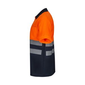 VL FORTUNA. Поло риза тип „орлово око“ (140 g/m²) с къс ръкав, от полиестер (100%)
