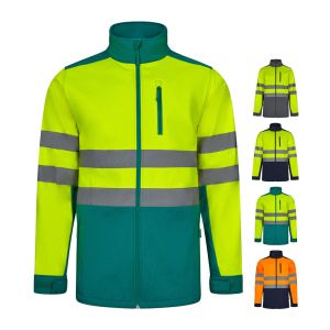VL HESTIA LARGE. Двуцветно софтшел яке (280 g/m²), с поларена подплата и TPU мембрана, от полиестер (96%) и еластан (4%)