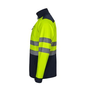 VL HESTIA LARGE. Двуцветно софтшел яке (280 g/m²), с поларена подплата и TPU мембрана, от полиестер (96%) и еластан (4%)