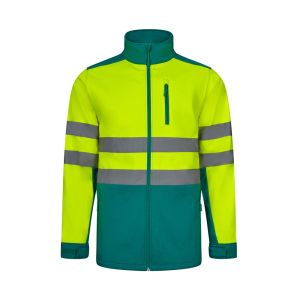 VL HESTIA LARGE. Двуцветно софтшел яке (280 g/m²), с поларена подплата и TPU мембрана, от полиестер (96%) и еластан (4%)