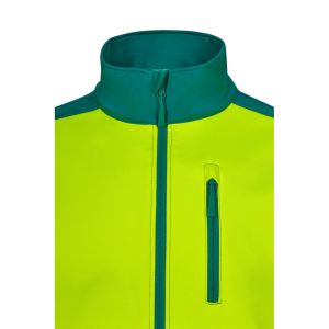 VL HESTIA LARGE. Двуцветно софтшел яке (280 g/m²), с поларена подплата и TPU мембрана, от полиестер (96%) и еластан (4%)