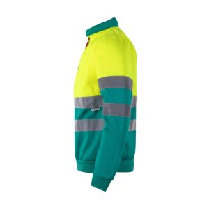VL THOR LARGE. Двуцветен суитчър (300 g/m²) от полиестерен полар (100%)