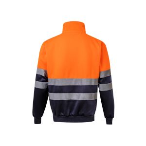 VL THOR LARGE. Двуцветен суитчър (300 g/m²) от полиестерен полар (100%)