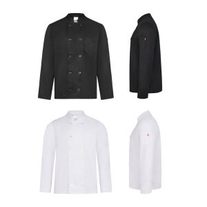 VL BACO. Кухненски халат с дълъг ръкав (190 г/м2)