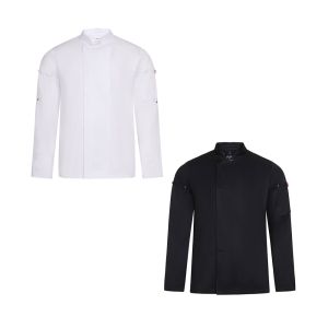 VL AGNI. Унисекс униформа за кухня (190 g/m²) от памук (35%) и рециклиран полиестер (65%)