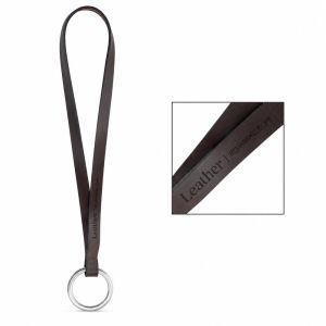 Отпечатана мостра на Lanyard LEATHER Short Slim (10 мм)