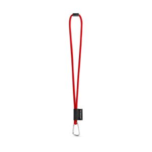 75089. SET Lanyard TUBE Long (Ø 7 мм) с D-образен карабинер 55 мм и предпазна закопчалка Ø 7 мм