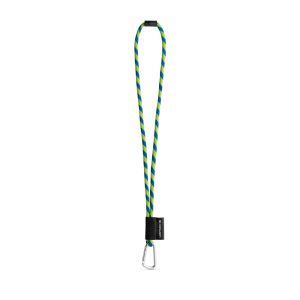 75089. SET Lanyard TUBE Long (Ø 7 мм) с D-образен карабинер 55 мм и предпазна закопчалка Ø 7 мм