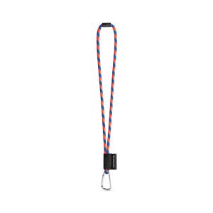 75089. SET Lanyard TUBE Long (Ø 7 мм) с D-образен карабинер 55 мм и предпазна закопчалка Ø 7 мм