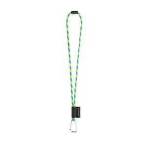 75089. SET Lanyard TUBE Long (Ø 7 мм) с D-образен карабинер 55 мм и предпазна закопчалка Ø 7 мм