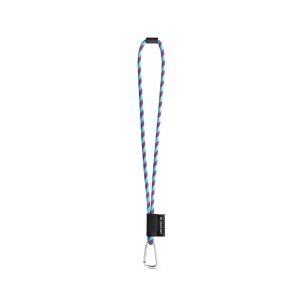 75089. SET Lanyard TUBE Long (Ø 7 мм) с D-образен карабинер 55 мм и предпазна закопчалка Ø 7 мм
