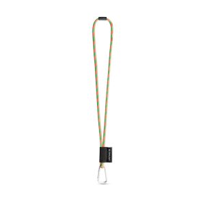 SET Lanyard TUBE Long (Ø 7 мм) с D-образен карабинер 55 мм и предпазна закопчалка Ø 7 мм