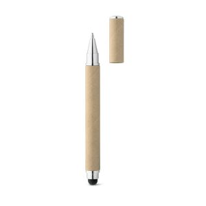 PAPYRUS. Химикалка от крафт хартия и ABS cu vârf tactil