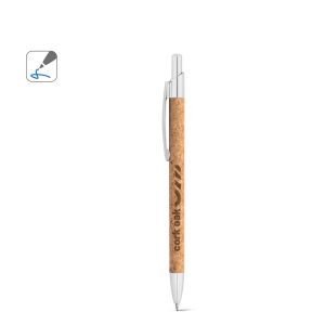 NATURA. Химикалка от корк и рециклиран алуминий (100% rAL)