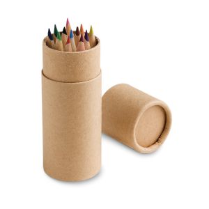 CYLINDER. Кутия с 12 цветни молива