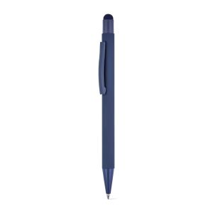 CLINT TOUCH. Химикалка с модерен дизайн, изработена от рециклиран алуминий (100% rAL), с гумено покритие
