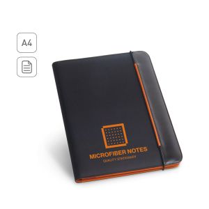 FITZGERALD. Папка A4 от PU и микрофибър с бележник с редове