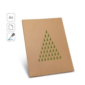 POE. Папка за документи А4, изработена от 100% рециклирана хартия (450 g/m²)